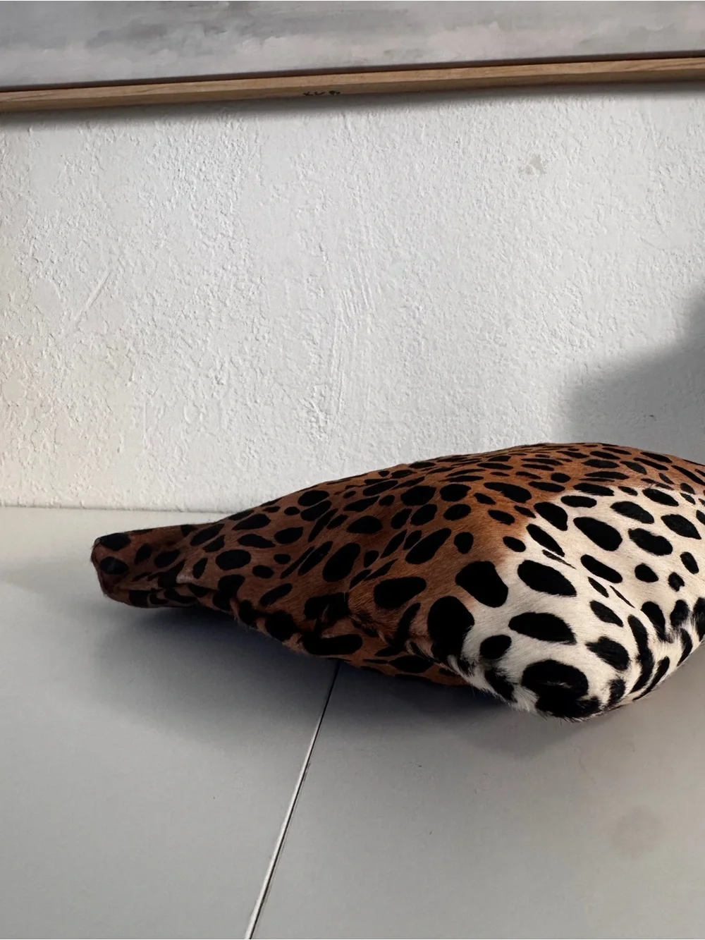Clare V Leopard Print Clutch in Brown and Black - Picture 4 of 14